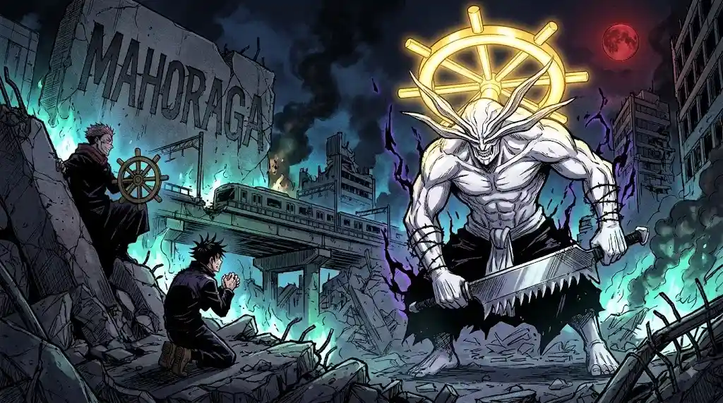 Mahoraga JJK Breakdown: The Unstoppable Shikigami That Rewrote Jujutsu Kaisen’s Power System