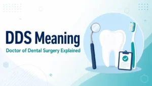 What Does DDS Mean? The Complete DDS Meaning Guide
