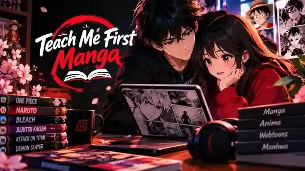 Teach Me First manga cover featuring the main romantic couple